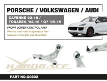 Audi Cayenne 02-18 / VW Touareg 02-18 / Audi Q7 05-15 Främre Nedre Länkarmar (Förstärkta Gummibussningar) - 2Delar/Set Hardrace